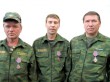 Алексей Шанин, Вячеслав Невельский, Вячеслав Голомолзин. Фото представлено 74-ПЧ. «усольская газета»