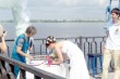 Браки заключаются и на земле, и на ....воде! Фото: Марина собянина. «усольская газета»