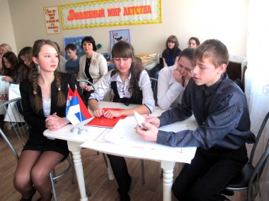 Ребята из команды «МВД» Орлинской школы уверенно одержали победу. фото автора. «усольская газета»