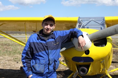 Сергей Ляпин мечтает поднять свой планер в небо.