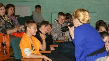 Школьники принимали активное участие в семинаре.